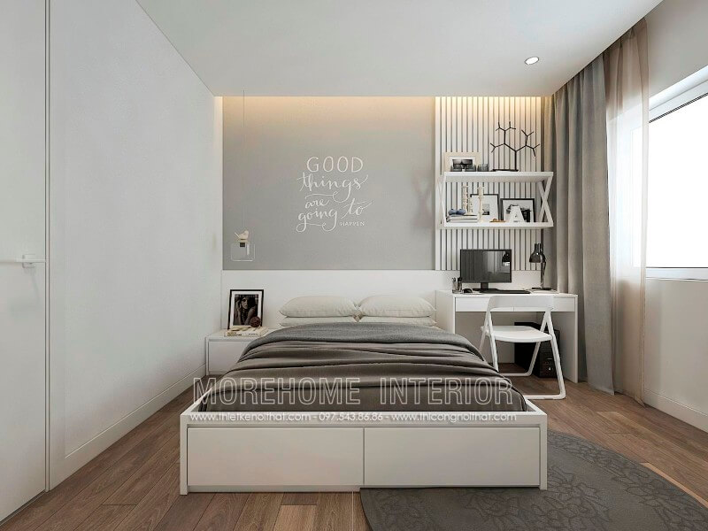 Giường ngủ chung cư gỗ công nghiệp Giường ngủ chung cư gỗ công nghiệp