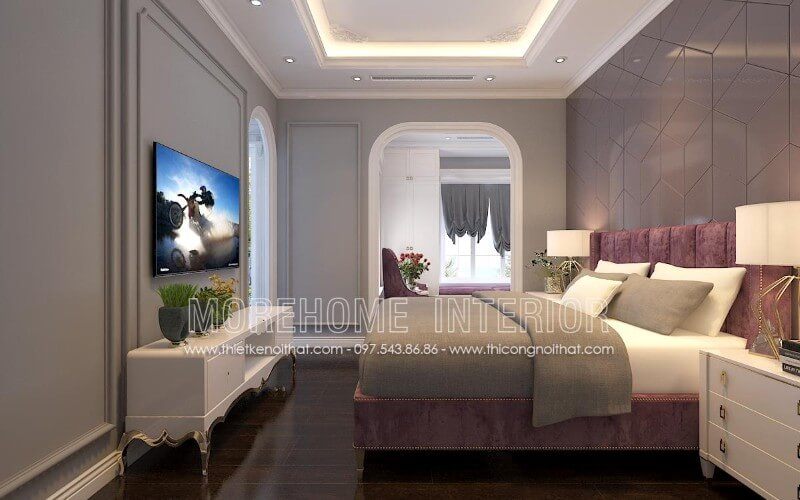 phòng ngủ
Mẫu giường ngủ bọc nỉ đặc biệt sang trọng và độc đáo góp phần tạo nên nét đẹp cho không gian phòng ngủ.